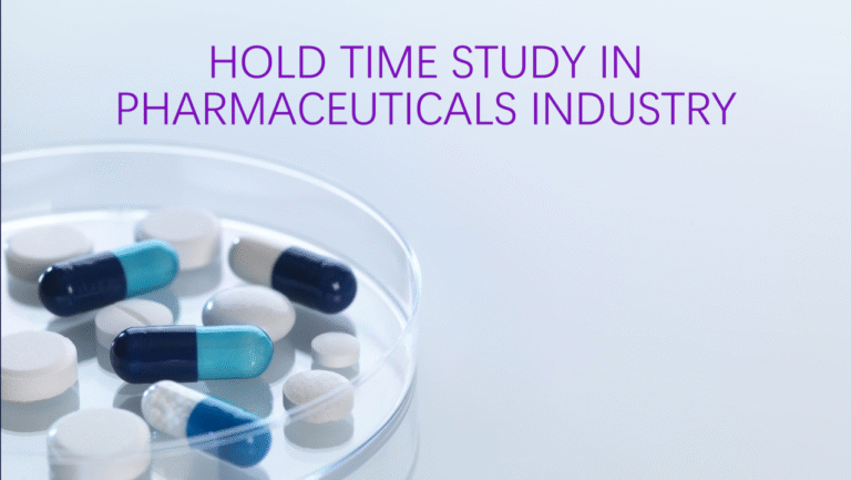 Hold Time Study in Pharma
