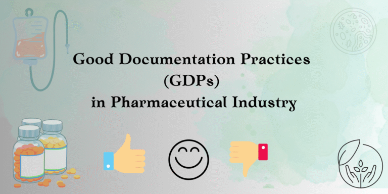 Good Documentation Practices in Pharma